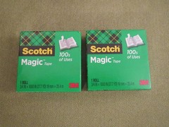 Scotch Magic Tape Refill 3/4″ x 1000″ Clear, 2 Pack