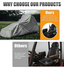 Tractor Cover for John Deere, Kubota, and New Holland – 600D Oxford Fabric fo…