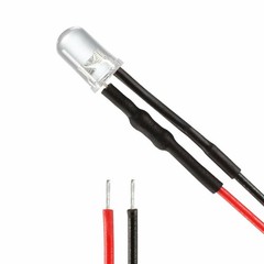 5-Colors Single LED Bulb Indicator Light Attached Pre-Wired Bright 9-12V DC 5mm