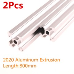 2Pcs T-Slot Aluminum profile 300mm~2000mm 2020 3030 4040 2040 Extrusion Anodized