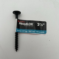 NEW!! 75 Pack FastenMaster 2-7/8 in. HeadLOK Structural Flat Head Wood Screws