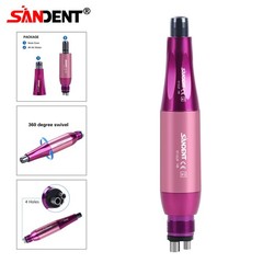 NSK Style Dental LED E-generator Fiber Optic High Speed Handpiece 3Spray 4 Holes