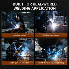 JASIC Welder MIG250 Heavy Duty MIG Welding Machine On Cart 115/230V Dual Voltage
