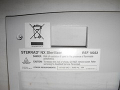ASP 33-51197-0-001 REAR TOP PANEL FOR ASP STERRAD NX 10033 STERILIZER