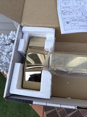 Hager 4501 Rim Exit Device 30 in. Door SATIN/BRUSHED BRASS Used