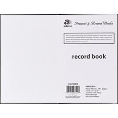 New Caliber Cash Record Book, 144 Pages, 5-1/8″ x 7-5/8″, 2-Column Cash Ruling2