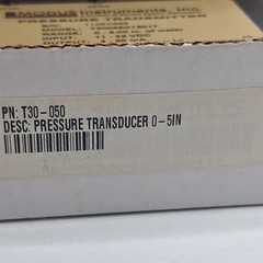 Modus Instruments T30-050 T3008E015017 Press.Range 0-5.0 In of Water Out: 4-20mA