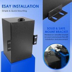 5 Gallon Hydraulic Fluid Reservoir Tank with Outlet 0.75″ FNP & Inlet 1.5″ FNPT