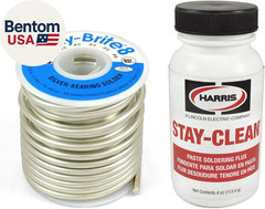 Solder Kit SB861 & SCPF4 – Stay-Brite #8 Silver Bearing Solder with Flux