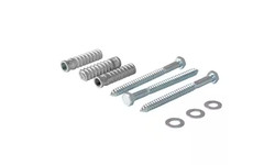 Vestil 0 .75 in. W 6.375 in. H 0 .75 in. D Silver 3 Spike Concrete Hardware Kit