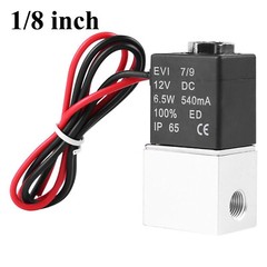 1/8″ Inch Direct Acting Fast Response Electric Air Water Solenoid Valve 12V DC