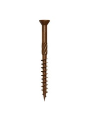 500 PCS #8×2-1/2″ Brown Ruspert Coated Square Drive All-Purpose Deck Screws