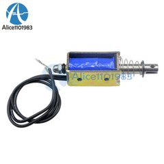 10PCS JF-0530B DC12V 300mA 5N/10mm Pull-Push-Type DC Solenoid Electromagnet