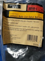 UNCLE MIKE’S LAMINATED RADIO CASE – SWIVEL BELT LOOP #8898-1 SIZE 1 NOS