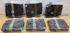 6PK Black-on-Color Compatible Label Tape for Brother TZe-B31-731 12mm 0.47 Inch