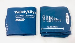 Welch Allyn REUSE-11 FlexiPort Blood Pressure Cuff Adult Reusable – LOT of 2