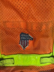 Authentic Union Pacific Railroad Safety Vest | ORR Safety | Distressed / AS-IS