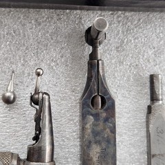 Vintage The L.S. STARRETT Co. Last Word Universal Indicator & Case.