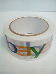 EBAY Packaging Tape 2 Rolls 2″ x 75 Yards each FREE SHIPPING Multi colored logo