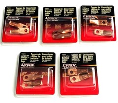 10 LYNX DEKA COPPER BATTERY CABLE LUGS CRIMP TYPE RING TERMINALS 4 GAUGE #06060
