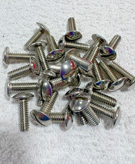 1/4-20 x 1/2” SLOTTED TRUSS Big Head Screws Stainless Steel 25 pcs