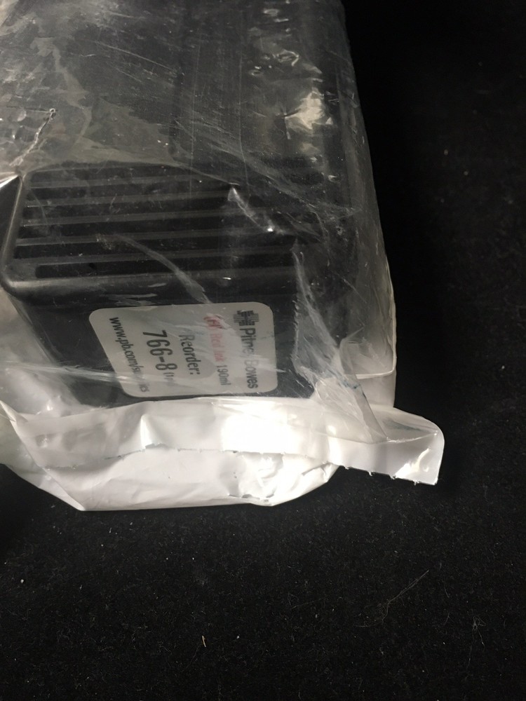 New Pitney Bowes 766-8 Postal Fluorecent Red Ink Cartridge DM800 DM1000