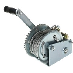 Heavy Duty Crank Winch 1500lbs Winch Hand Winch Gear Winch W/32FT Wire Rope US