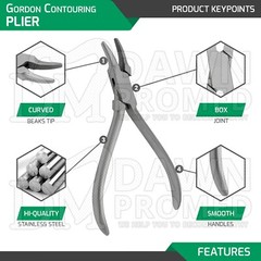 Orthodontic Gordon Contouring Pliers 5.5″ Dental Instruments German Grade