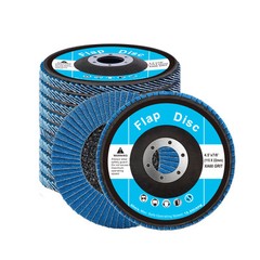 VEVOR Flap Discs 4-1/2″ x 7/8″ Sanding Disc for Angle Grinder 60 Grit 10 Packs