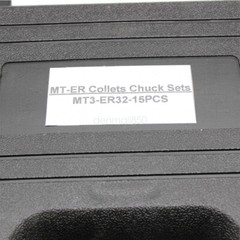 Collet Chuck Set Collet & Morse Taper Chuck Holder Milling Lathe 15x MT3 ER32