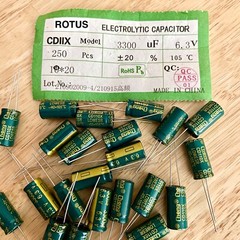 3300uF 6.3V Electrolytic Capacitors Green 6.3V 3300uF Volume 10×20 mm Choose Qty