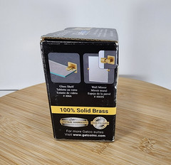 Gatco 4065 Robe Hook 4065 Brushed Brass Elevate NEW