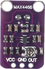 3 Pieces Electret Microphone Amplifier Module MAX4466 Adjustable Gain Blue…