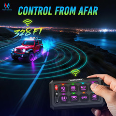 Wireless Range 328FT/164FT Switch Panel Car LED Accessories Circuit Relay System