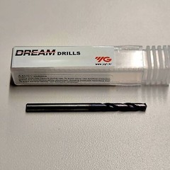 4mm SOLID CARBIDE DREAM DRILL 3XD TiAlN COATED W/ COOLANT #DH451040 24mmLOC