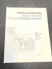 Ranco High Pressure cut out Control. 011-1711. W21