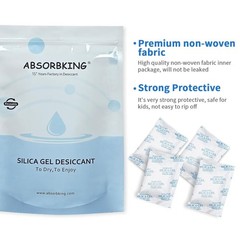 Efficient 80-Pack 20g Silica Gel – Food Safe Desiccants for Long-Term Storage