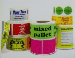25,000 Printed Labels, Custom 1.5″ x 3″ Rectangle Business Stickers, 1 Ink Color