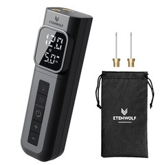 Electric Ball Pump 2000mAh with Digital Pressure Gauge, Fast Inflate/Deflate for