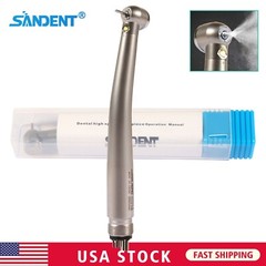 Dental Fiber Optic E-generator LED High Speed Handpiece Turbine 4 HOLE