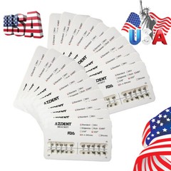 AZDENT Dental Orthodontic Bracket Braces Standard MBT Slot .022 Hooks 3-4-5