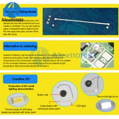 0.4/0.7/1ML Solderless Silver Conductive Wire Paste Glue PCB Electronics Repair
