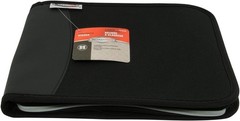 RoadPro 3-Ring Zippered Binder for Loose-Leaf Log Sheets, 10.5″ x 8.5″, Black