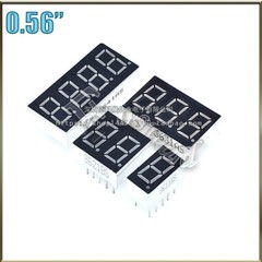 Seven 7 Segment LED Display 0.56″ 0.36 Inch Red 1 2 3 4 Digits Anode Cathode