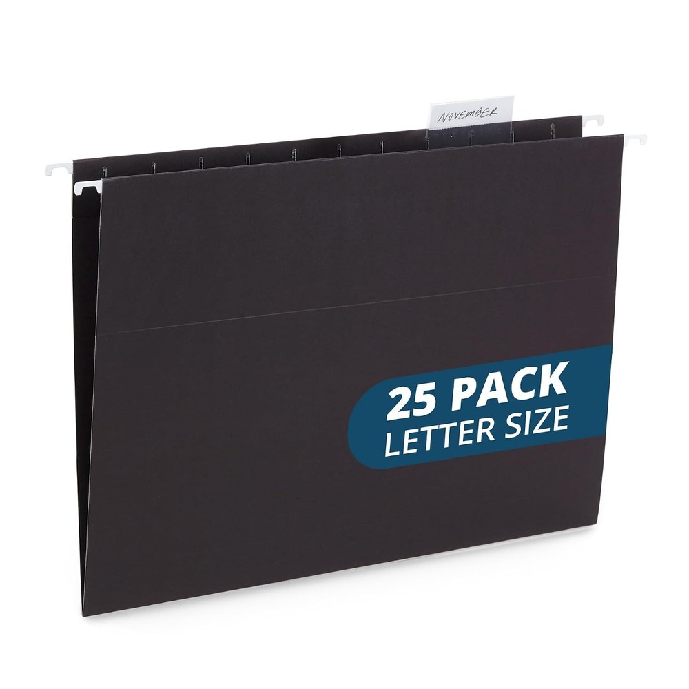 Blue Summit Supplies Hanging File Folders, 25 Reinforced Hang Folders, Designed