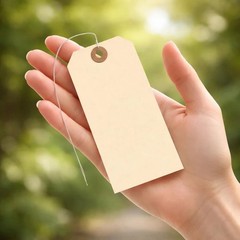 4 3/4″ x 2 3/8″ Manila Tags with Wire – Pack of 200