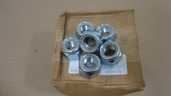 1″- 8 Nylon Insert Hex Lock 50. Nuts Zinc Plated Grade 2 Steel Nyloc