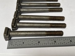3/8-16 x 3.5” ARMSTRONG T-SLOT BOLTS|OAL 3-3/4” HEAD HEIGHT 1/4”Qty.6 (26JN198)