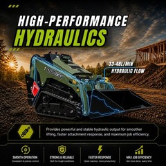 Free Ship TYPHON STOMP V1000 24.4hp 1.5Ton Kubota D1105 w Fork Pallet Attachment