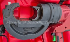Burndy PAT750LI Hydraulic 12 ton battery rubber head crimper crimping tool